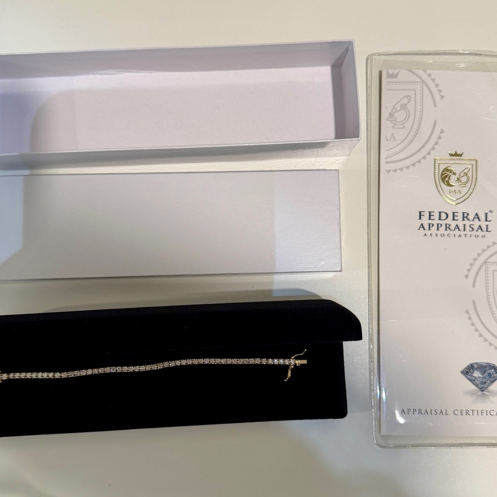 Delicate gold Tennis Bracelet